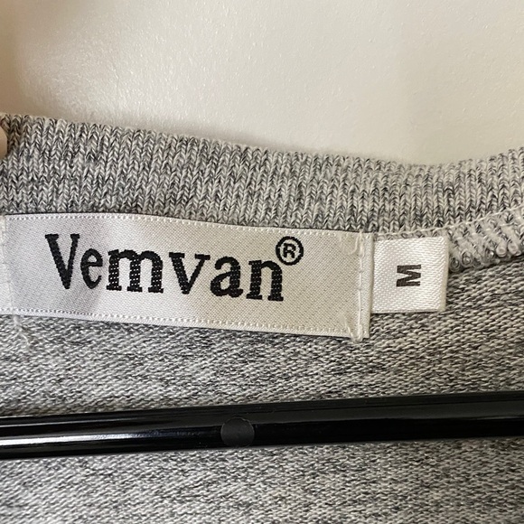 Gray and White Striped Long Sleeve Top - Picture 5 of 6